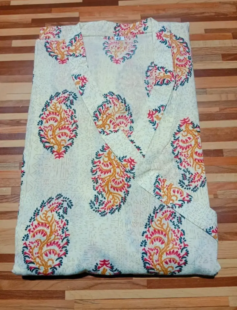 Printed Cotton Bagalbandhi Kurta for Men 