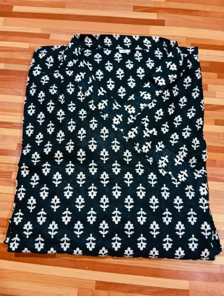 Printed Cotton Bagalbandhi Kurta for Men 