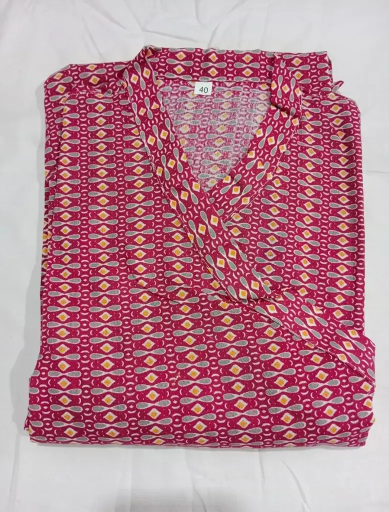Printed Cotton Bagalbandhi Kurta for Men 