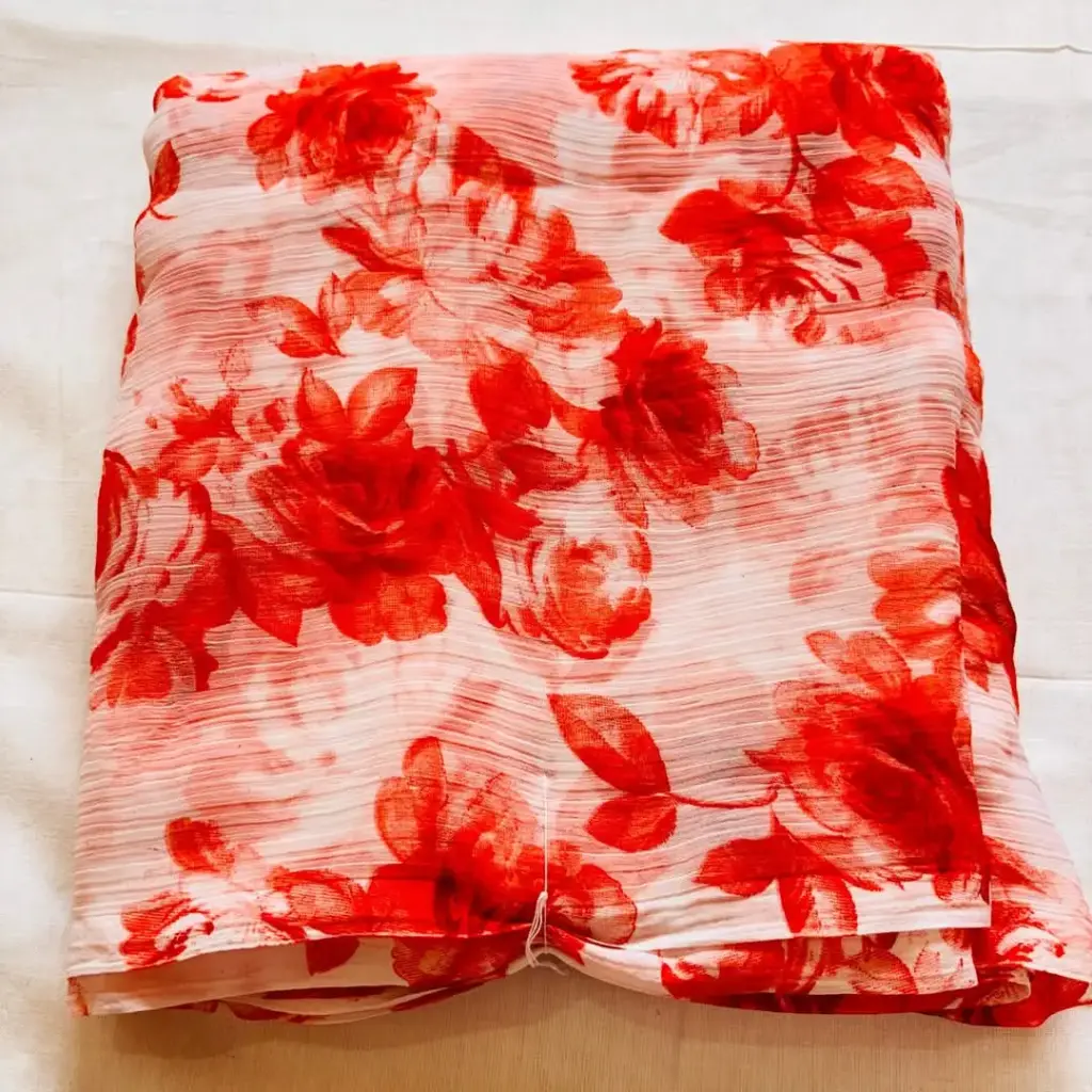Mayapur Phoolwali Saree – ISKCON Devotional Wear    