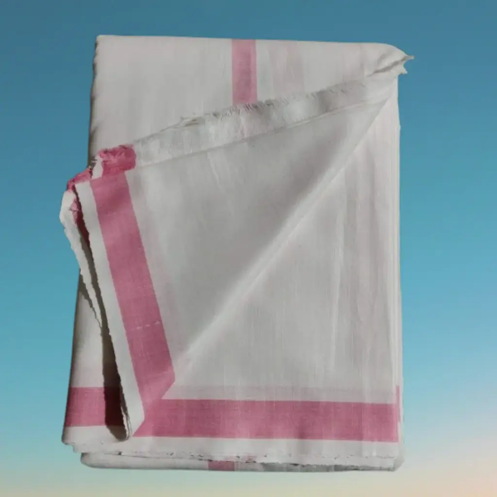 Pure Khadi Dhoti with Uttario | Traditional Wear for Rituals & Ceremonies