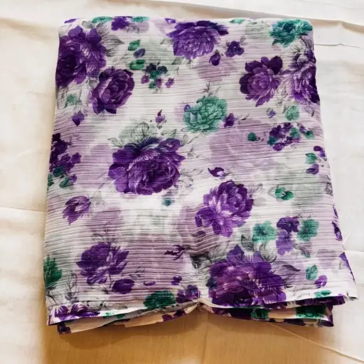 Mayapur Phoolwali Saree – ISKCON Devotional Wear