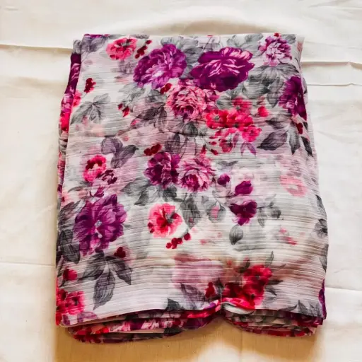 Mayapur Phoolwali Saree – ISKCON Devotional Wear   
