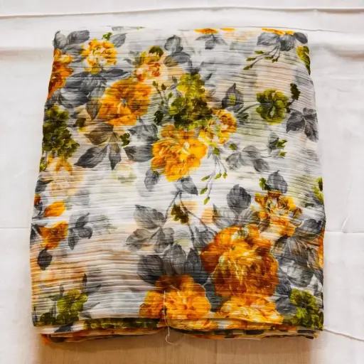 Mayapur Phoolwali Saree – ISKCON Devotional Wear     
