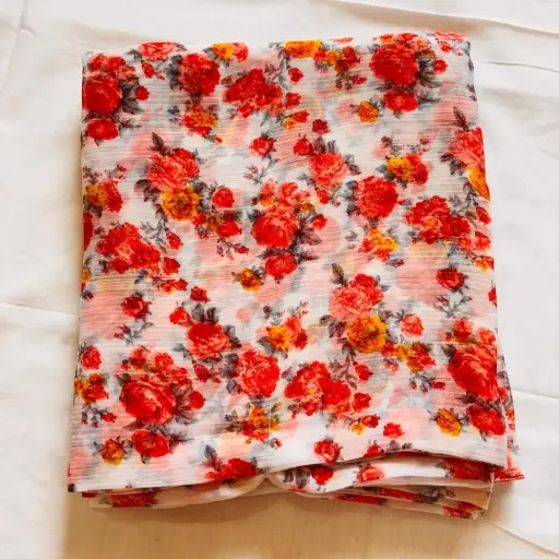 Mayapur Phoolwali Saree – ISKCON Devotional Wear     
