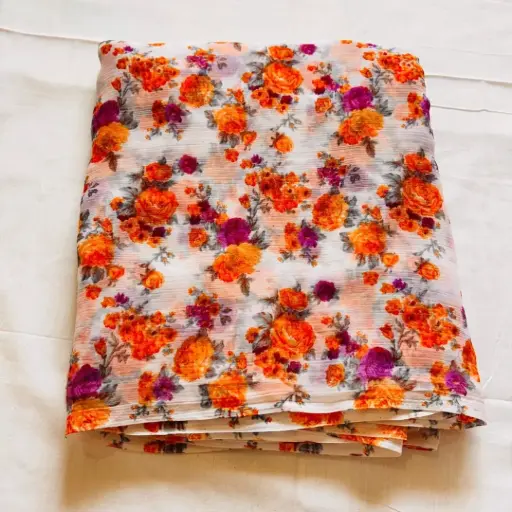 Mayapur Phoolwali Saree – ISKCON Devotional Wear       