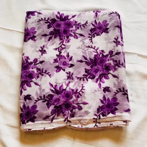 Mayapur Phoolwali Saree – ISKCON Devotional Wear       