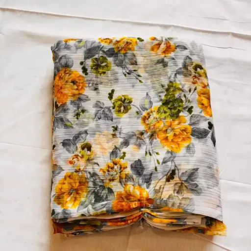 Mayapur Phoolwali Saree – ISKCON Devotional Wear        