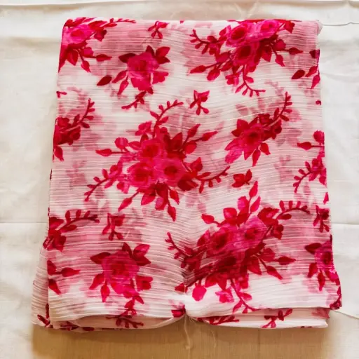 Mayapur Phoolwali Saree – ISKCON Devotional Wear         