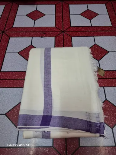 Khadi Dhoti with Uttario | Traditional Wear for Rituals & Ceremonies