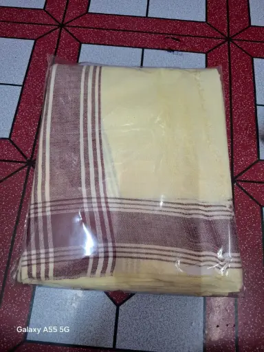 Pure Khadi Dhoti with Uttario Designed Par