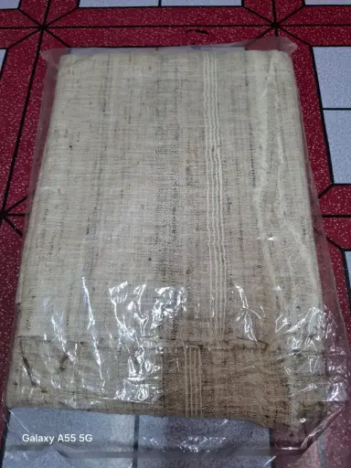 Suddhya Bastra Dhoti With Uttorio | Pure Sacred Fabric for Spiritual Rituals