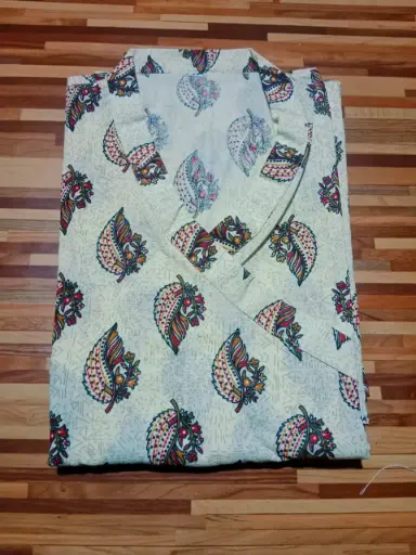 Printed Cotton Bagalbandhi Kurta for Men 