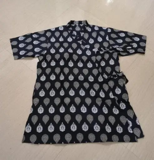 Printed Cotton Bagalbandhi Kurta for Men 