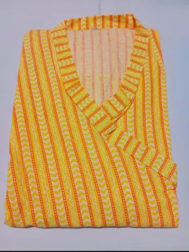 Printed Cotton Bagalbandhi Kurta for Men 