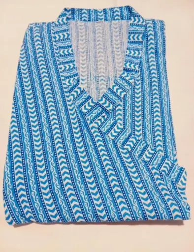 Printed Cotton Bagalbandhi Kurta for Men 