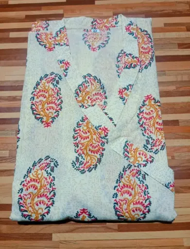 Printed Cotton Bagalbandhi Kurta for Men 