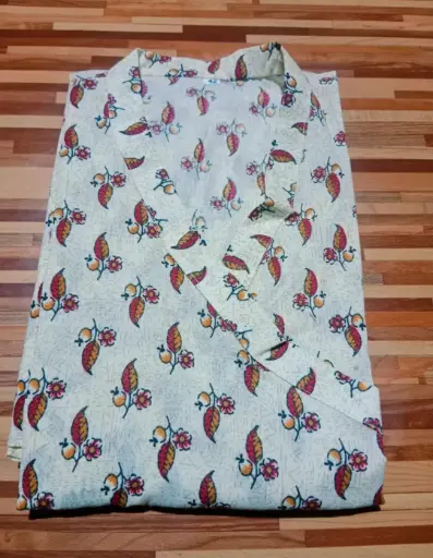Printed Cotton Bagalbandhi Kurta for Men 