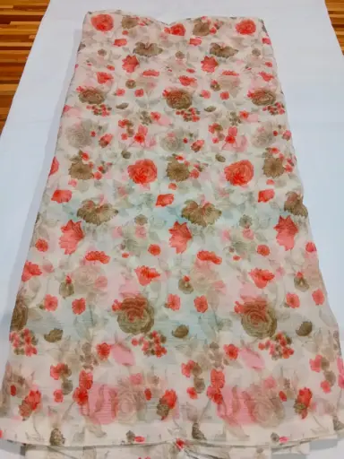 Mayapur Phoolwali Saree – ISKCON Devotional Wear