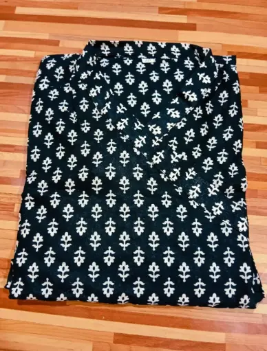 Printed Cotton Bagalbandhi Kurta for Men 