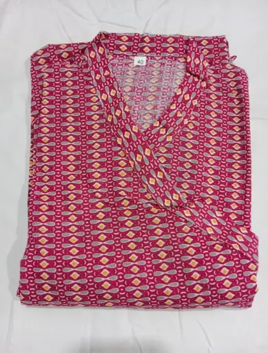 Printed Cotton Bagalbandhi Kurta for Men 